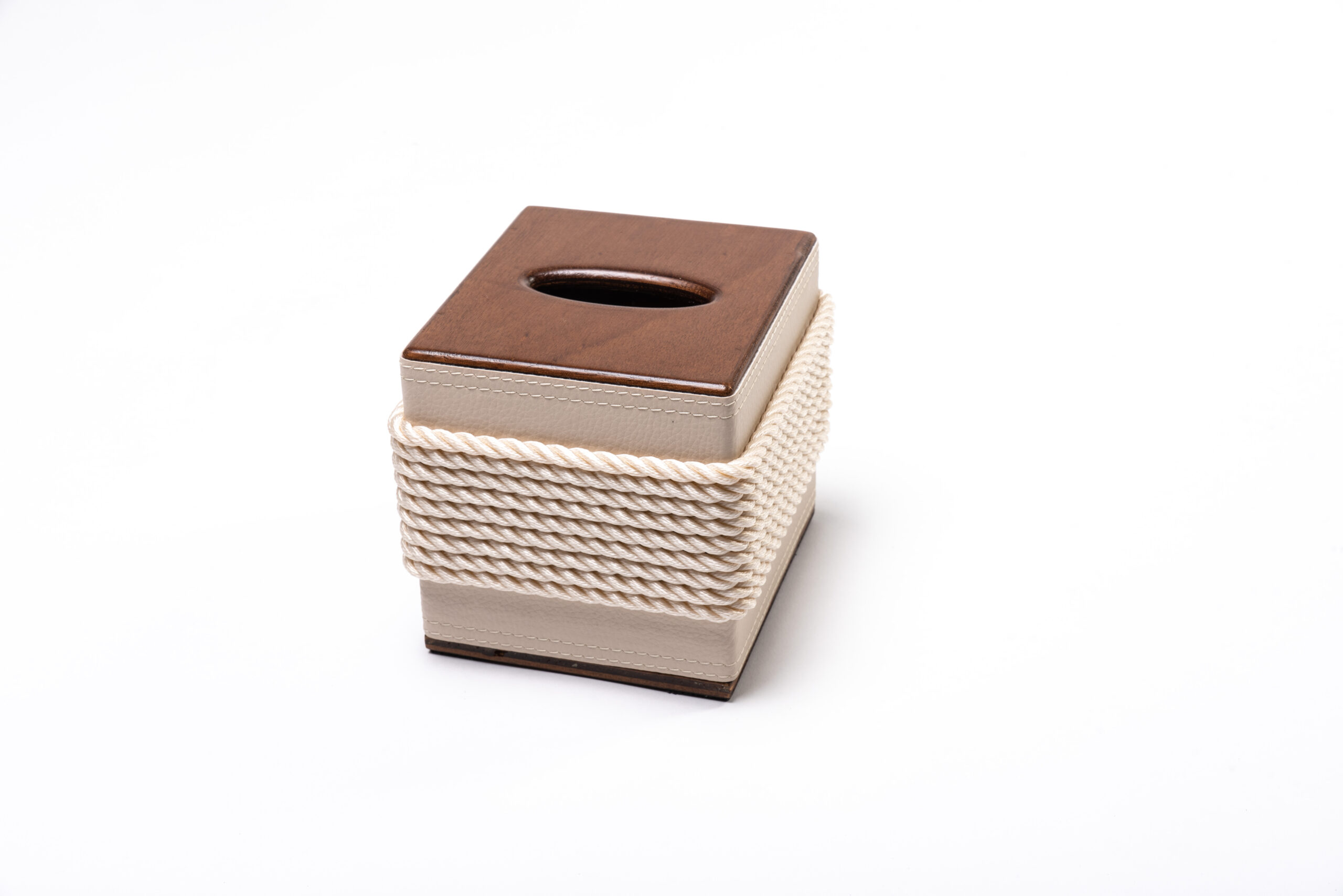 Portakleenex (cubo) in legno - immagine 6