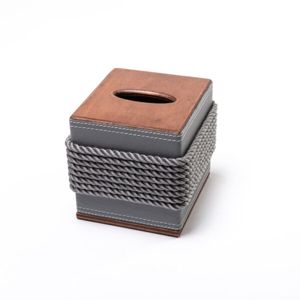 Portakleenex (cubo) in legno - immagine 5