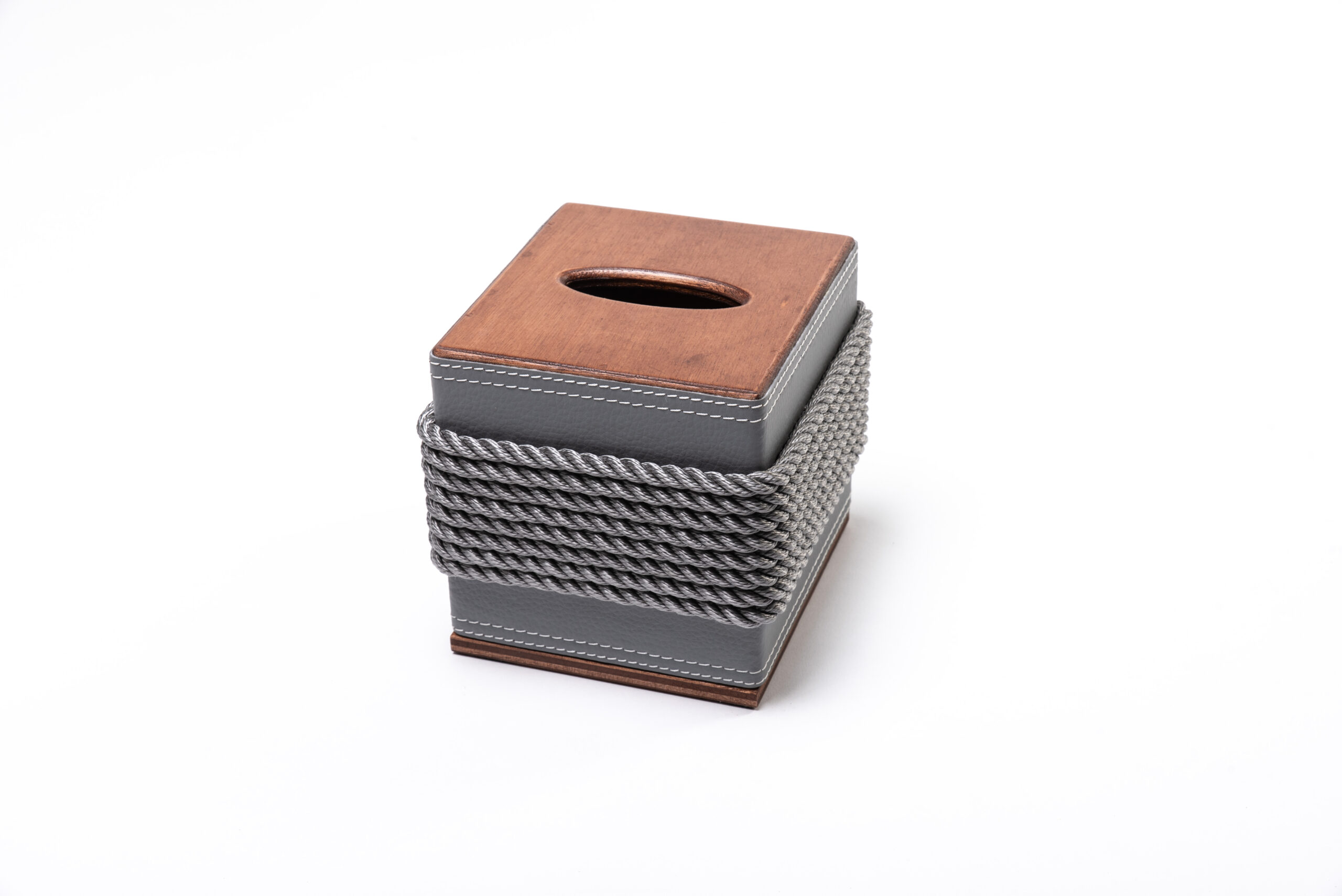 Portakleenex (cubo) in legno - immagine 5
