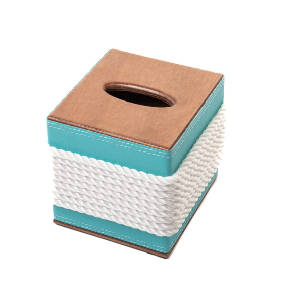 Portakleenex (cubo) in legno - immagine 8