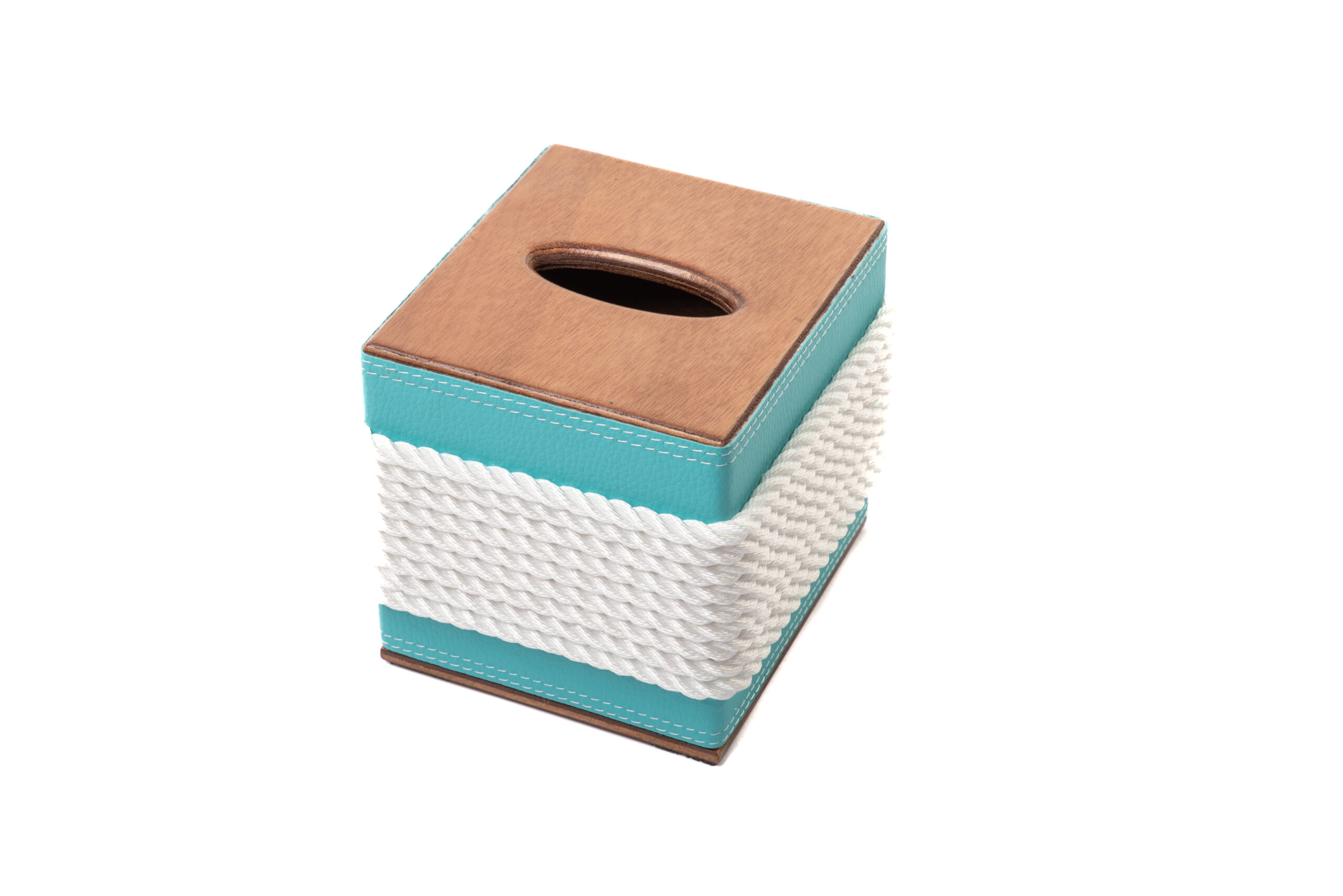 Portakleenex (cubo) in legno - immagine 8