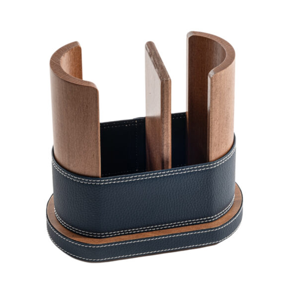 Porta bicchieri in pila di legno - acqua/caffè - immagine 6