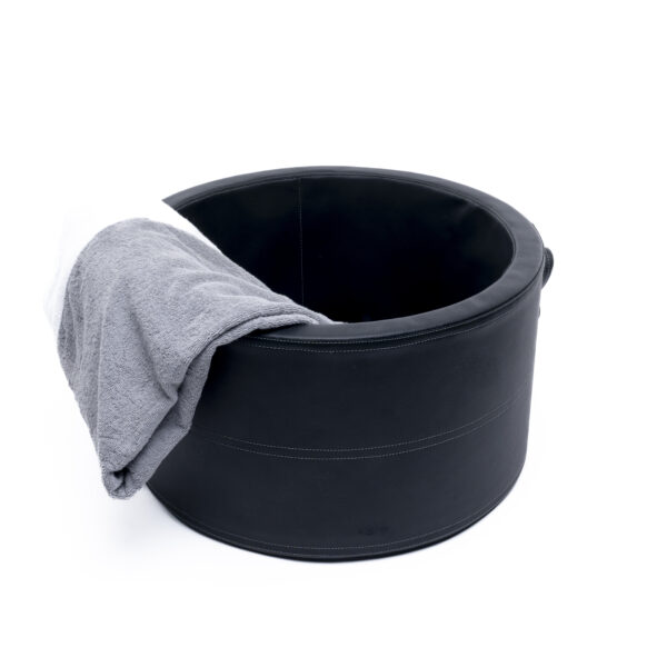 Airstone - Cesta porta asciugamani rotonda - Grande - immagine 3